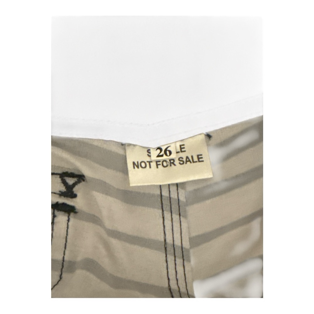Quiksilver Blue and Black Striped Board  Shorts Water Repellant 3 way Stretch - Picture 3 of 5